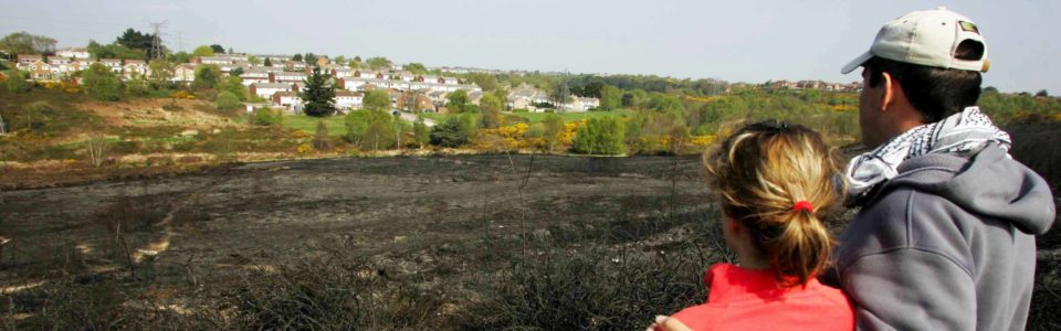 Pix Corin Messer - 20/04/09 - heathafter2 
The aftermath of Sundays (19/04/09) heath fire at Talbot Heath. 
COPYRIGHT BOURNEMOUTH DAILY ECHO.