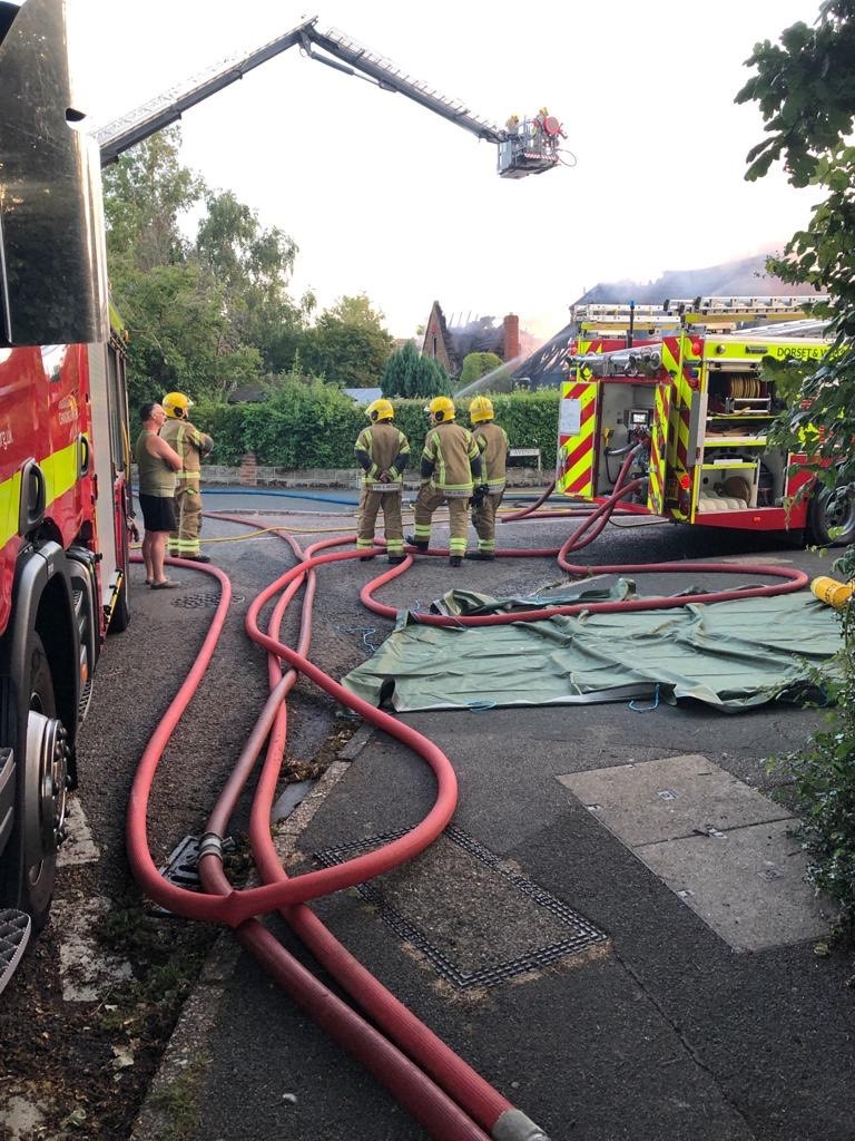 Dorset & Wiltshire Fire Service | House fire in Christchurch